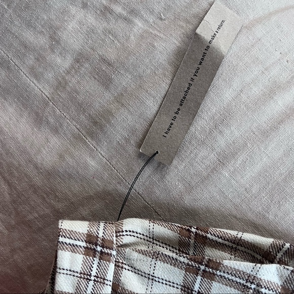 Reformation Verano Plaid Linen Pants - Picture 6 of 6